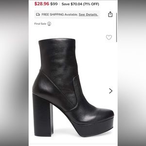 Black Arie Platform Boots by Design Lab